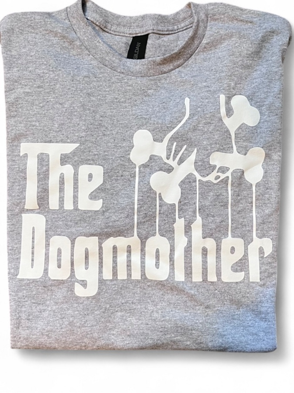 The Dog Mother Graphic T-shirt Gray Size M